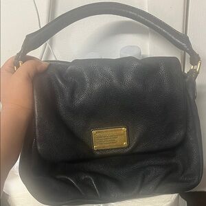 Marc Jacobs Black Leather Shoulder Bag